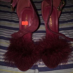 Fluffy heels